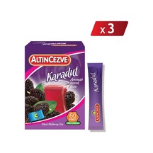 Altıncezve Karadut Aromalı Tek İçimlik İçecek Tozu 3'lü 40 x 1.5 G
