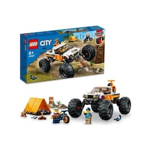 LEGO® City 4x4 Arazi Aracı Maceraları 60387 6+ Yaratıcı Oyuncak Yapım Seti - 252 Parça