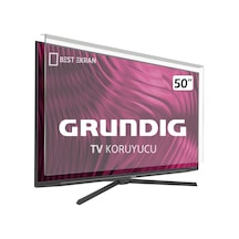 Bestekran Grundig Uyumlu 50" inç 126 cm TV Ekran Koruyucu