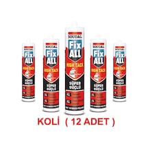 Soudal Fix All High Tack Süper Güçlü Yapıştırıcı 290 Ml Beyaz (521474987) Beyaz