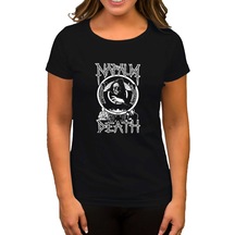Napalm Death Smear Campaign Siyah Kadın Tişört