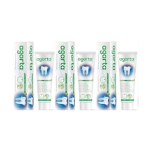 Agarta Doğal Diş Macunu 100ml Bitki Özlü 3 Lü Set Beyazlık