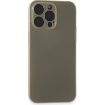Newface Apple Apple iPhone Uyumlu  15 Pro Kılıf Puma Silikon - Titan Gri