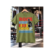 Segungear Rocksteady Erkek Regular Fit Baskılı Spor Tişört Haki - 932251778 Haki