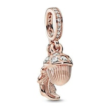 Nur Silver Sallantılı Meşe Palamudu Gümüş Charm Nur-bl12405