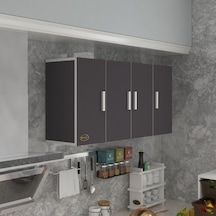 Kenzlife hazır mutfak merlanda gri 060*120*22 mutfak banyo dolabı kapaklı raflı