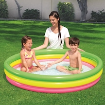 Bestway 51103 Şişme Taban 3 Boğumlu Havuz Çok Renkli 152 x 30 CM