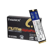 Twinmos Alpha Pro 512gb Pcıe Nvme M.2 3600/3250 3dnand Ssd Nvme512gb2280ap