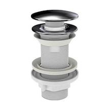 Taşmasız Aç Kapa Körüklü Lavabo Sifonu Metal Krom 220039 Diğer
