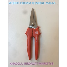 Würth Kombine Makas Bitki Ve Çiçek Budama Makası 190 Mm Germany