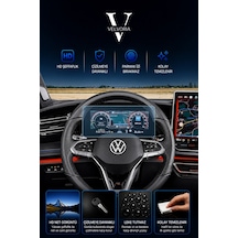 Volkswagen Yeni Tiguan E-tsi 10.25 Inç Dijital Gösterge Panel Esnek Nano Glass Ekran Koruyucu 2024