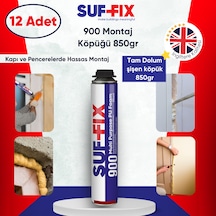Suf-fix 900 Tabancalı Pu Montaj Köpüğü 750ml 12 Adet Toptan Paket Usta Köpüğü
