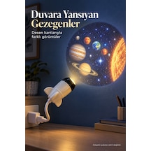 Desenli Projeksiyon Lambası Bilgisayar Usb Girişinden Kullanımlı Çok Renkli