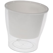 Suntek Şeffaf Çiçek Kendiliğinden Yuvarlak-175 175 150mm