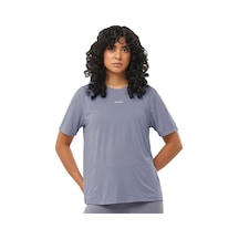 Salomon Shakeout Core Ss Tee W Kadın Koşu Tişörtü Lc2776100 Mavi