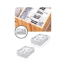 12 Bölmeli Pratik Bölmeli Çekmece Düzenleyici Organizer İç Çamaşırı Kravat Çorap Düzenleyici Çok Renkli