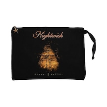 Nightwish Human II Nature Siyah Clutch Cüzdan / El Çantası Siyah