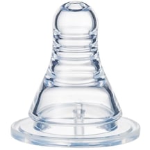 Sıcak 1 Pc/3 Adet Silikon Standart Boyun Yumuşak Emzikler Emzik Daire Deliği Çapraz Delik Biberonlar Doğal Akış Nipelleri S/m/l Boyutu Mevcuttur