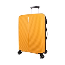 Bagacar Ultra Light Kırılmaz Silikon Büyük Boy Valiz Sarı