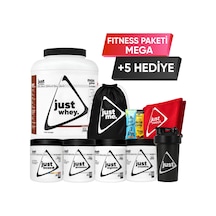 Just Nutrition Fitness Paketi - Mega + 5 Hediye Protein Tozu + Bcaa + Glutamin + Arjinin + Kreatin Karışık