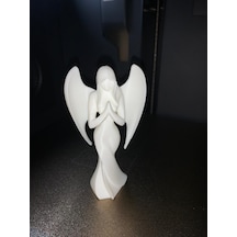 Pla Malzeme Natural Melek Heykeli Hediyelik Ev Ofis Dekoratif Ürün 13cm