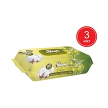 Sleepy Doğal Zeytinyağı Ve Pamuksu Lifler Islak Havlu 3 X 90'Lı