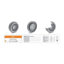 KENTPAR K135 Krank Kasnağı Ducato Boxer Jumper V347 06- 2.2 HDI Jtd TDCI K161