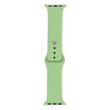 Watch 40mm Band Serisi Klasik Kordon Silikon Strap Kayış-mint Green