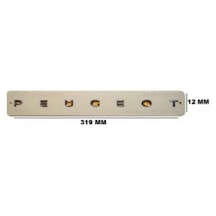 Peugeot Uyumlu Peugeot Krom Yazı 12 319 Mm