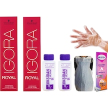 Igora Royal 1 - 1 Mavi Siyah Boya 2 Adet Oksidan 20Vol