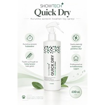 Showtech Quick Dry Kurutma Süresini Kısaltan Tüy Spreyi 400 Ml - Islaktan Kuruya Bir Anda