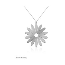 İndigo Takı Sade Papatya Gümüş Kolye İndigo Takı Sade Papatya Gümüş Kolye