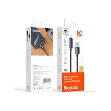 Mcdodo CA-6490 3A USB Hızlı Şarj Kablosu 1.2 M Siyah