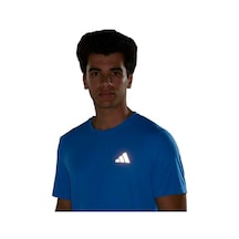 Adidas Run Essentials Erkek Lacivert Yuvarlak Yaka Tişört