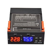 Geekyou Stc-3028 Akıllı Sıcaklık Kontrol Cihazı - Isıtma/soğutma/nem Regülasyonu, Hassas Algılama, Ac 110-220v, Abs Malzeme