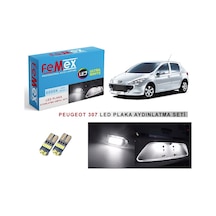 Peugeot 307 Led Plaka Aydınlatma Ampul Seti Femex Parlak Beyaz