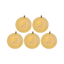 Agakulche Yeni 5 Adet Yarım Altın