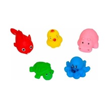 Sozzy Toys Neşeli Banyo Oyuncakları Sevimli Hayvanlar 5 Li Görsel