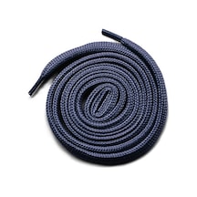 Hapshoe Mavi Gri 1 Cm Kalınlığında 1 Çift Yassı Spor Ayakkabı Bağcığı