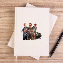 Gta Three Conspirator Çizgisiz Kanvas Defter Krem
