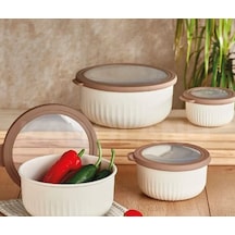 Vakumlu Saklama Kabı, Kumsal 4'lü 3 L + 2 L + 1 L + 0.5 L Genel
