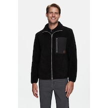 Sınead Siyah Polar Standard Fit Erkek Ceket Siyah