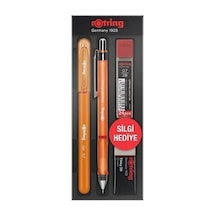 3 Adet Rotring Visuclick + Jel Okul Seti- 0.7 Mm Turuncu