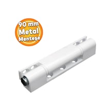 Pvc Pimapen Kapı Menteşesi 95 Mm 2 Adet Vidaları ile Beraber Beyaz