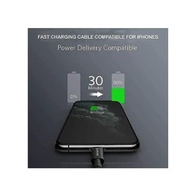 Horizontal 20w Type C To Lightning 2 Metre İphone İpad Hızlı Şarj Ve Data Kablosu Space Gray