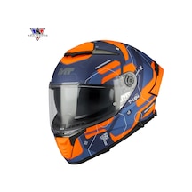 Mt Helmets Thunder 4 R Sv Lumex C24 Mat Kapalı Kask Turuncu