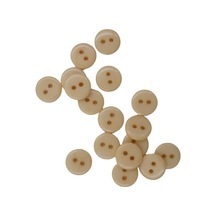 10 Adet 10 Mm Yuvarlak Düğme (Krem)