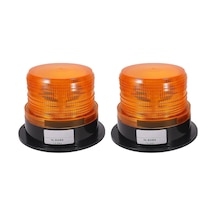 Lemestar 2 Adet Sarı Led Flaş Acil Uyarı Lambası 12v-24v Kamyon İçin Fırtına Yağmurlu Karlı Hava Durumunda Kullanım