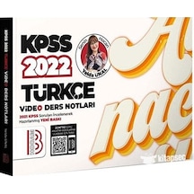 Kpss 2022 Türkçe Video Ders Notları Benim Hocam