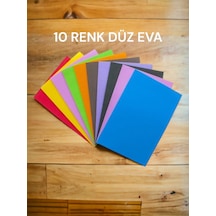 A4 Düz Eva 10 Renk 20x30 Cm